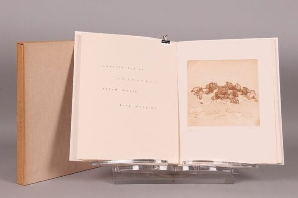 JULIET Charles, MUSIC Zoran. Approches. 1981. Édition originale. 5 eaux-fortes originales.