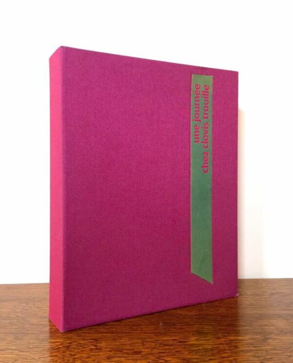 GRENIER Alexandre. Une journée chez Clovis Trouille. Édition originale. 25 photographies.