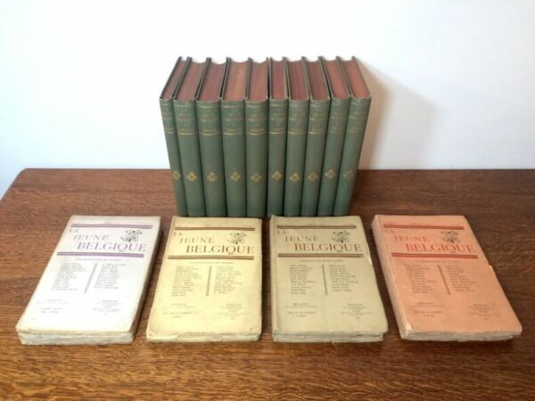 WALLER Max. La Jeune Belgique. 1881-1895. 14 volumes. Les 15 premières années.