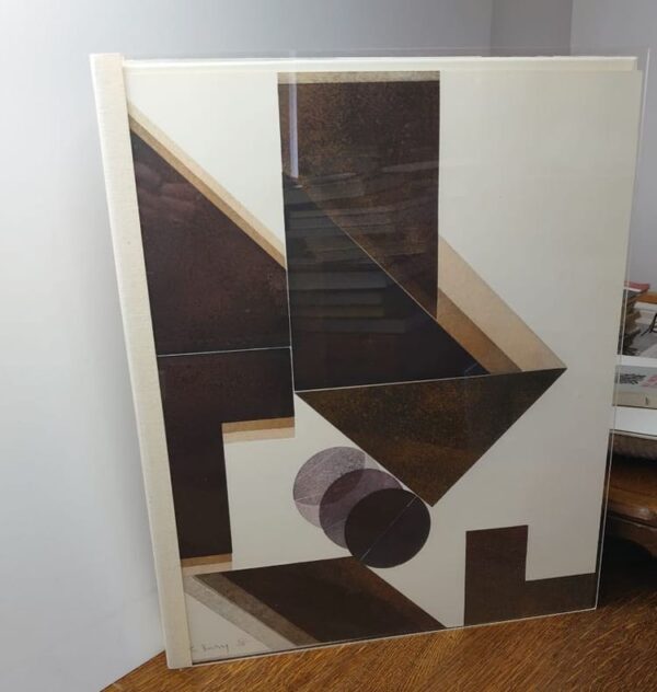 BURY Pol. TARDIEU Jean. Des idées et des ombres. Un des 7 premiers exemplaires avec un collage original signé de Pol BURY et une suite de 7 gravures supplémentaires, justifiées et signées.