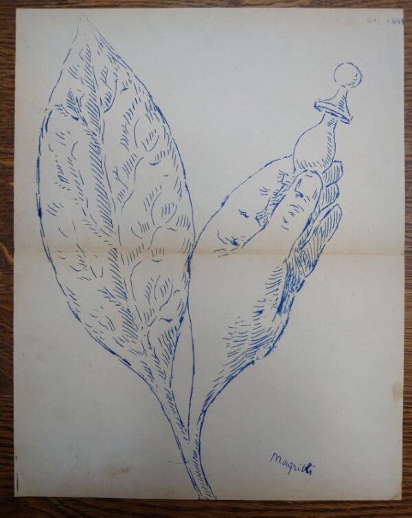 MAGRITTE René. Le numéro 5 de la revue Le Colle. Deux planches originales.